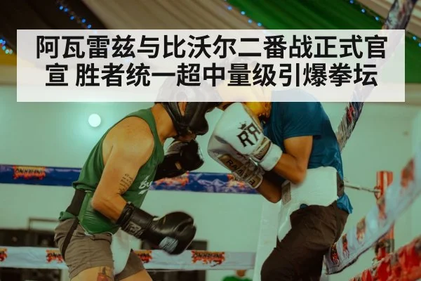 阿瓦雷兹与比沃尔二番战正式官宣 胜者统一超中量级引爆拳坛